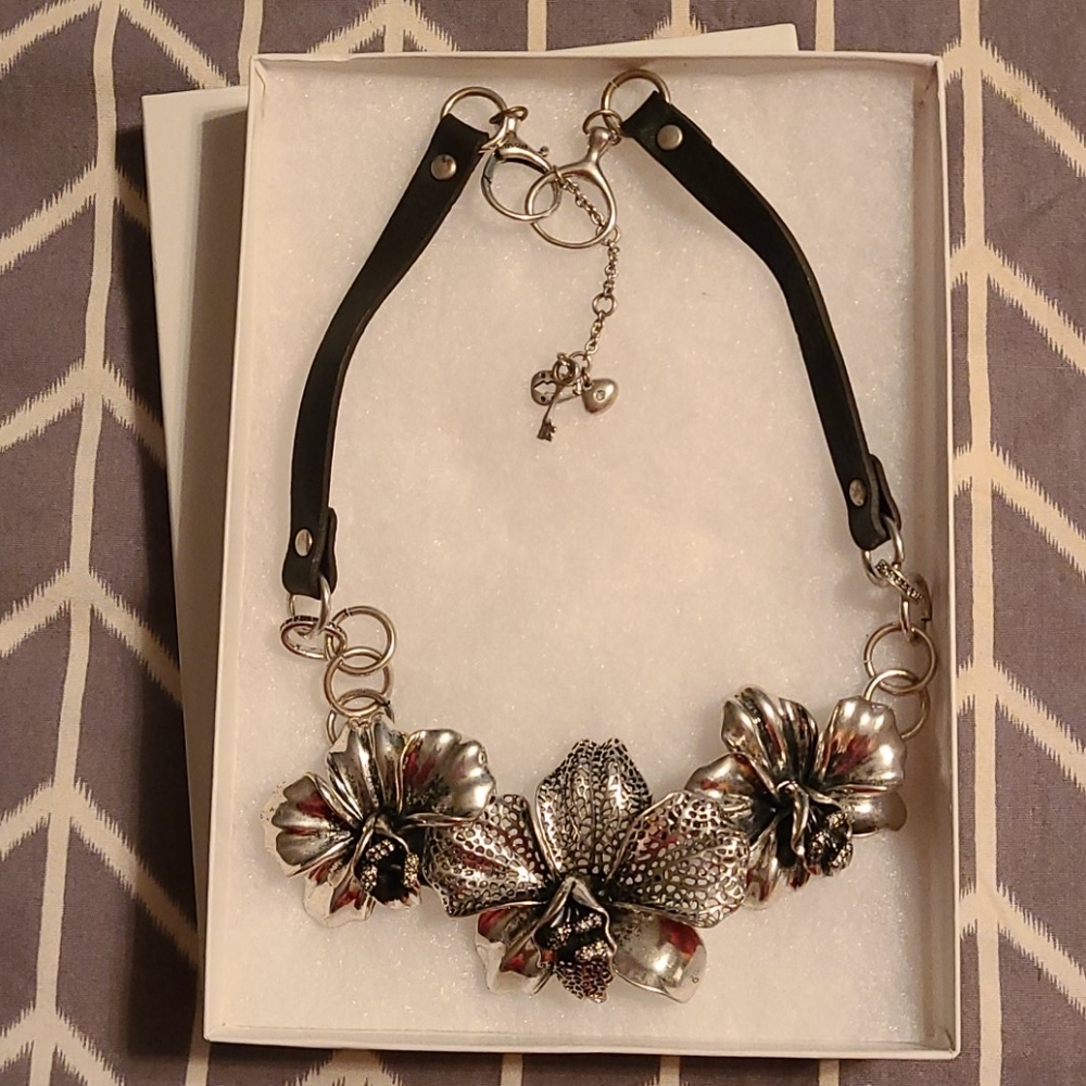 Fossil Wild Orchid Necklace
